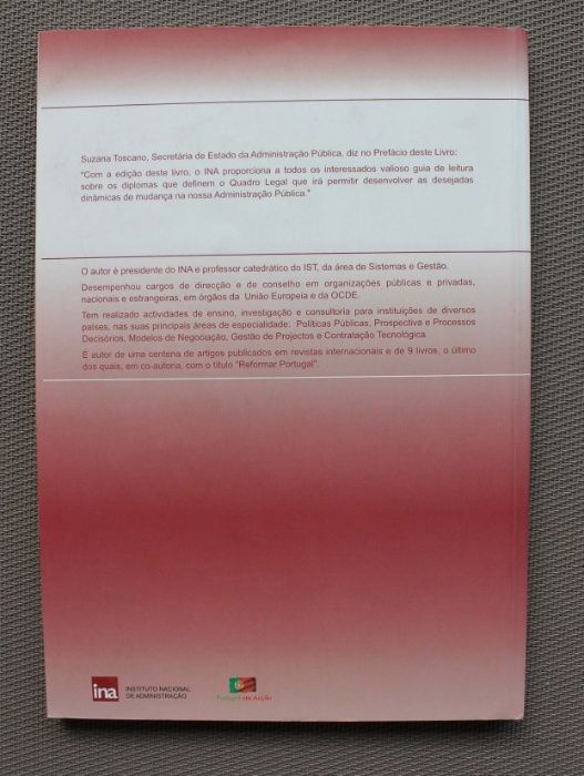 Novo Quadro Legal da Administração Pública Inovação e Mudança Cultural