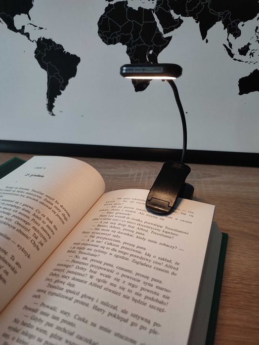 Lampka do Czytania z Klipsem