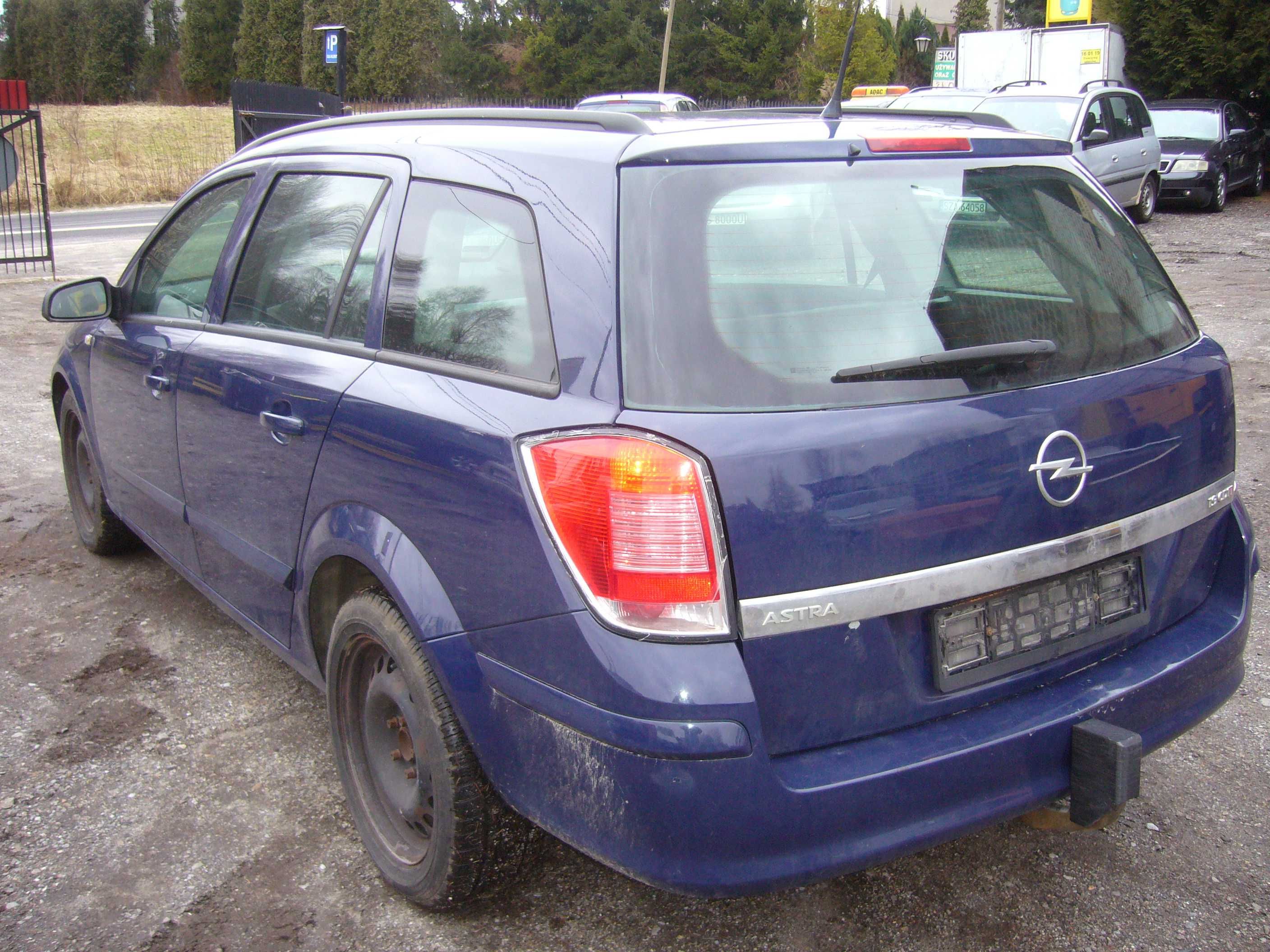 OPEL ASTRA H, 1.9 CDTI, LACK : Z20Z, klapa, lampa, zderzak tylna.