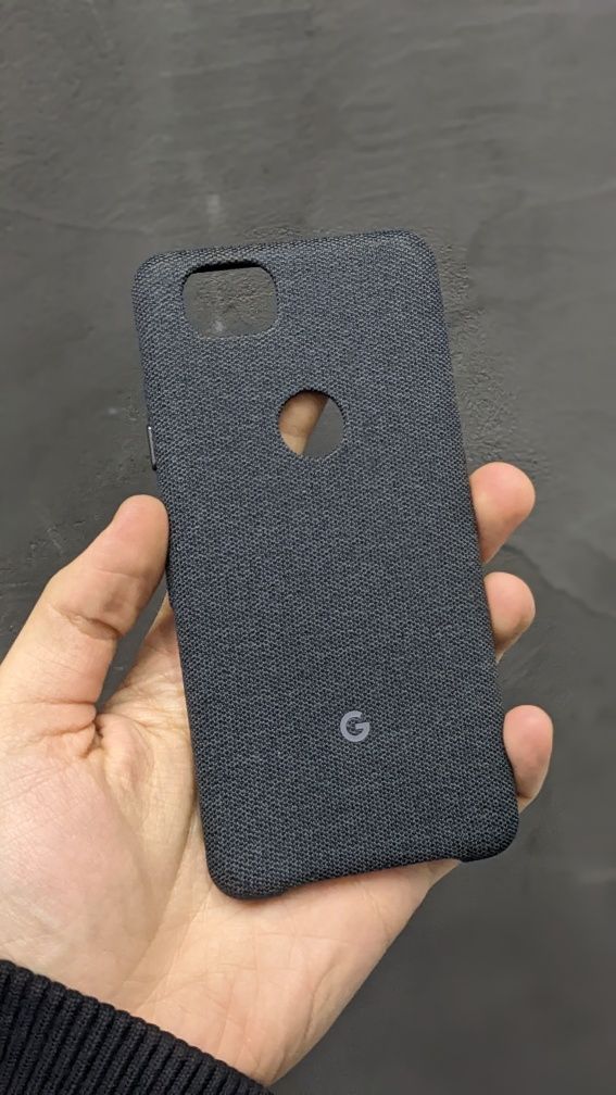 New Чехол Google Pixel 2 Fabric Чехол Оригинал Тканевый Black