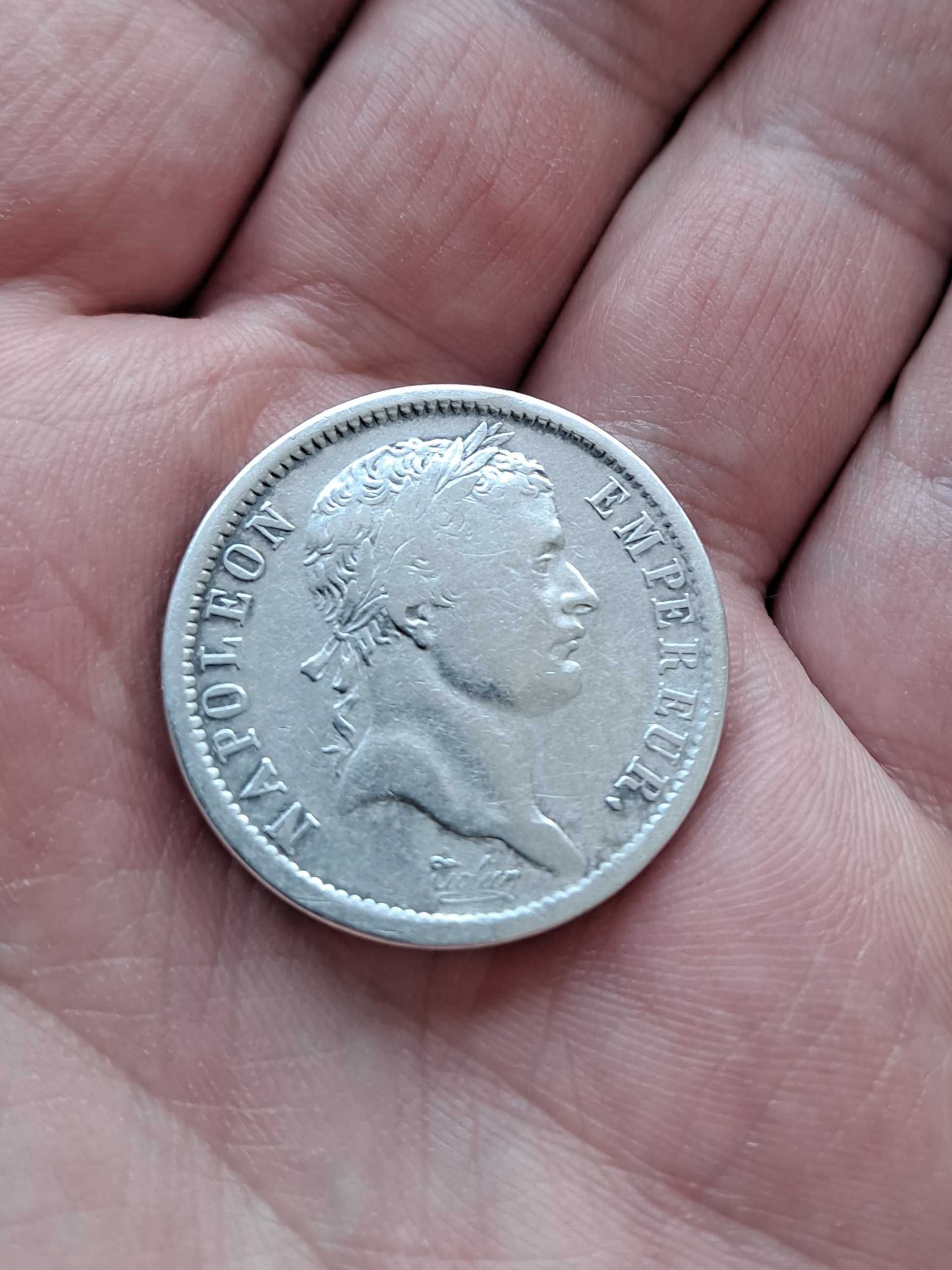 2 franki z cesarstwa francuskiego, 1808 rok.