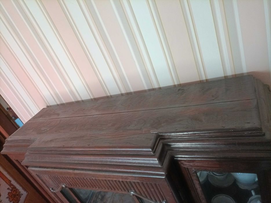 zabytkowa witryna Szafa zabytek zabytkowy kredens, mebel, antyk