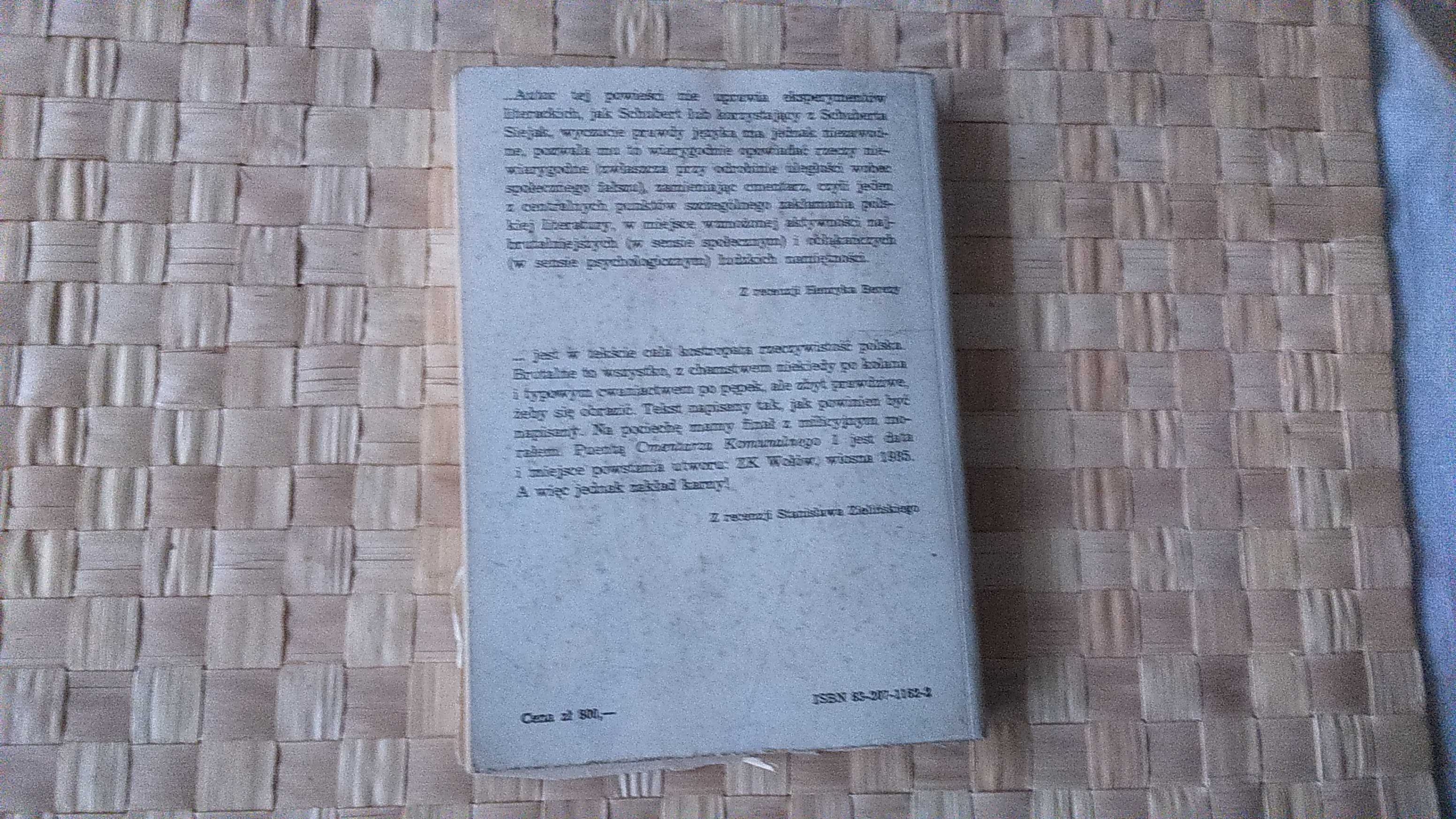 Zbigniew Reich - "Cmentarz komunalny 1" 1989