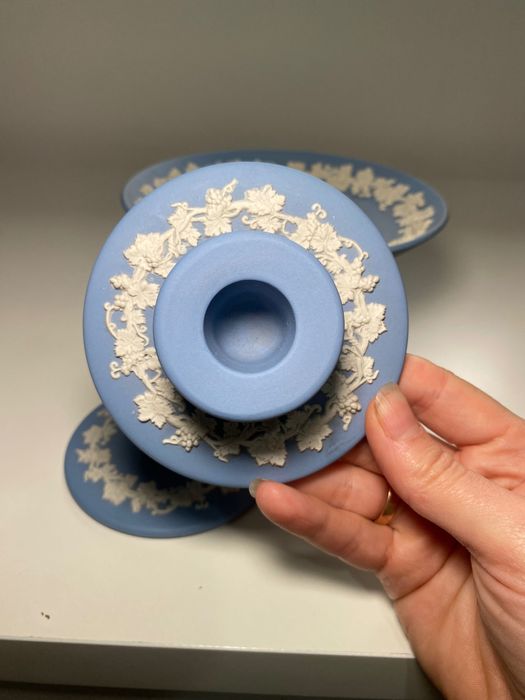 Редкий ансамбль винтажной английской керамики голубого цвета 60-80гг