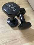 Halteres de Fitness 5 kg preto  cor preto
