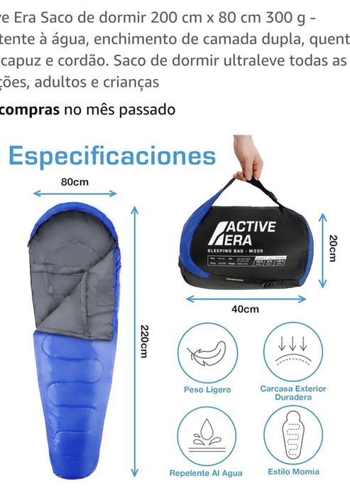 Saco cama Active Era - NOVO