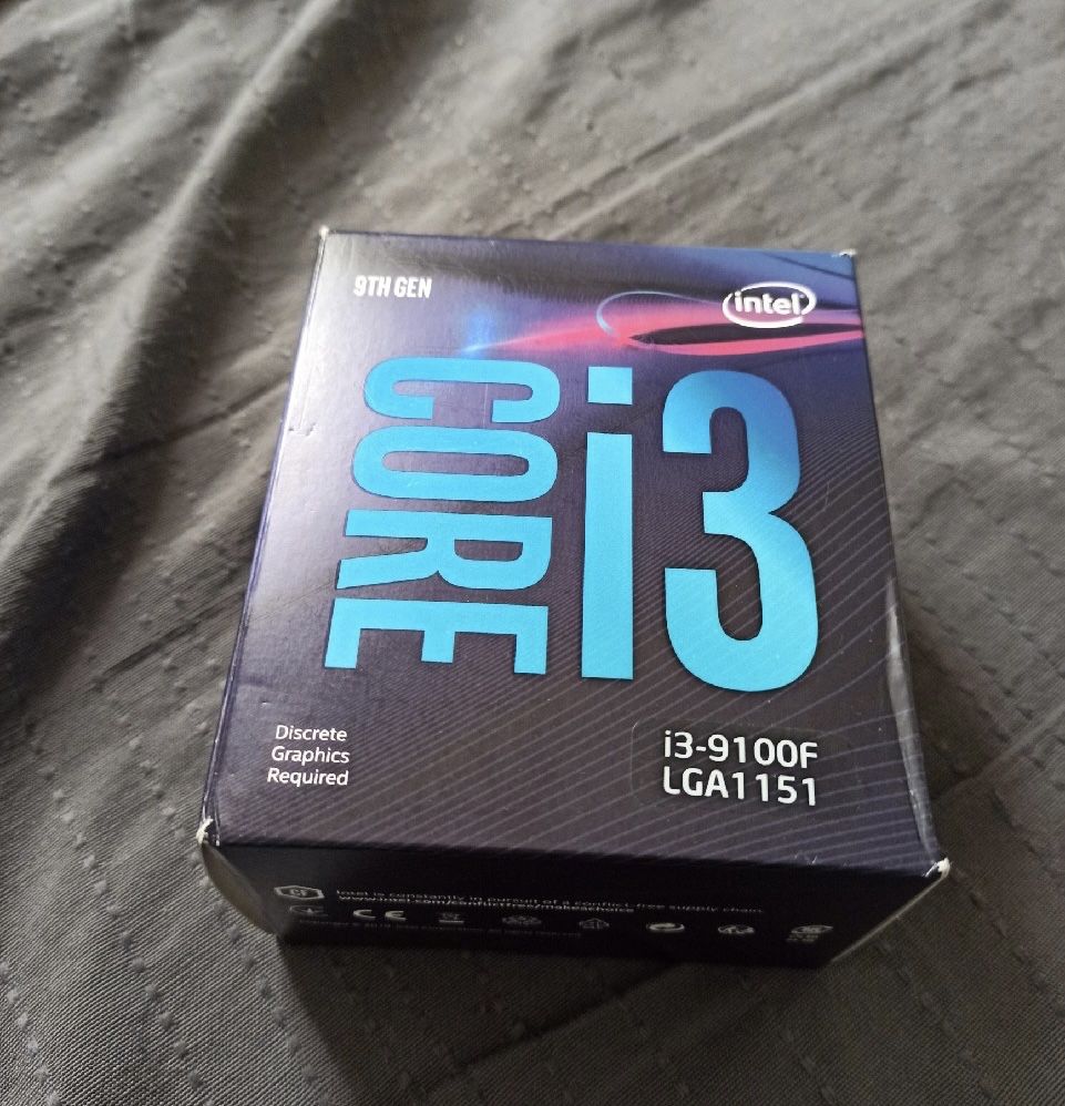 Intel Core i3 9100f + боксовый кулер [s1151 v2]