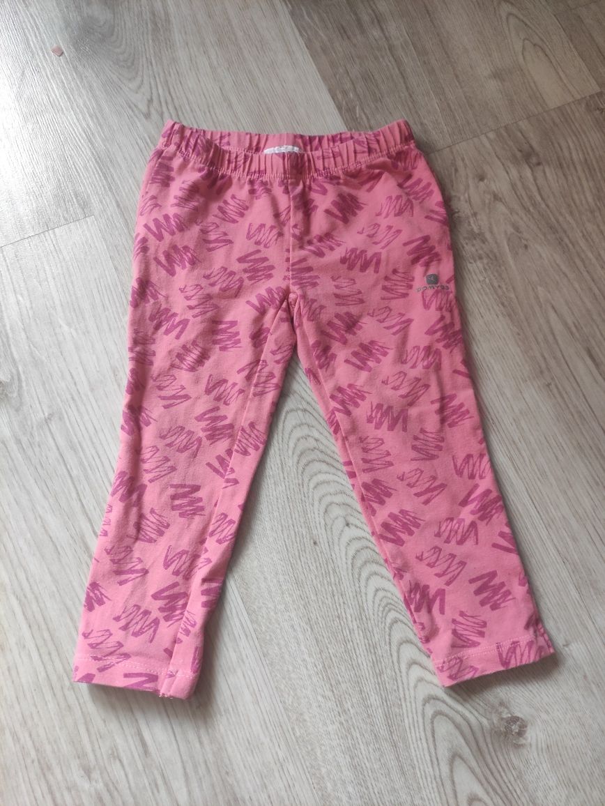Legginsy dla dziewczynki rozmiar 80