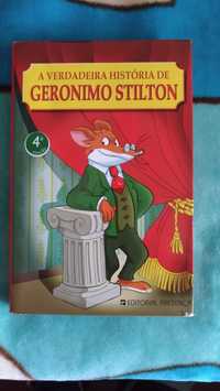 Livro " A Verdadeira história de Geronimo Stilton "