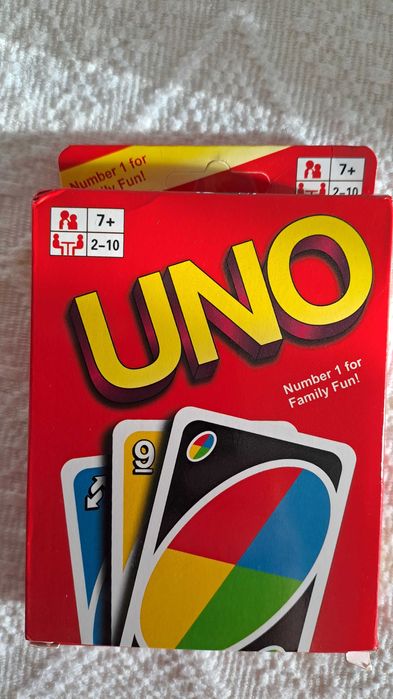 Uno da Mattel. Jogo de cartas original. Novo.