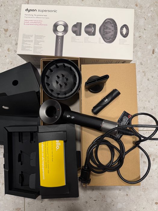 Фен Dyson Supersonic HD03 (black/nickel) ОРИГІНАЛ