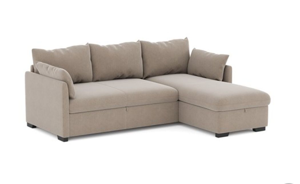 Sofá chaise longe c/cama reversível