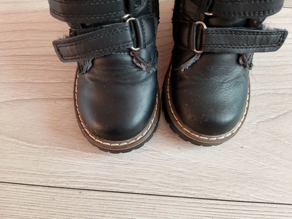 Buty zimowe ocieplane 21 rzepy suwak