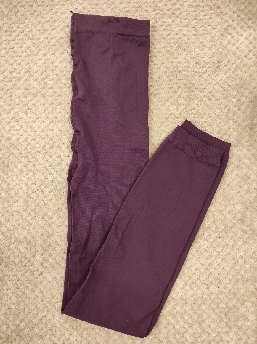 Legginsy fioletowe rajstopy firmy Gatta