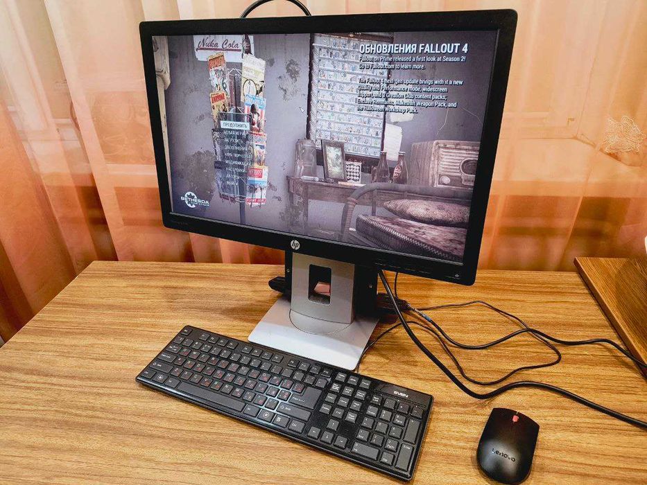 Уникальный мобильный игровой ПК (MSI VR ONE+ GTX 1070 8G + HP E222)