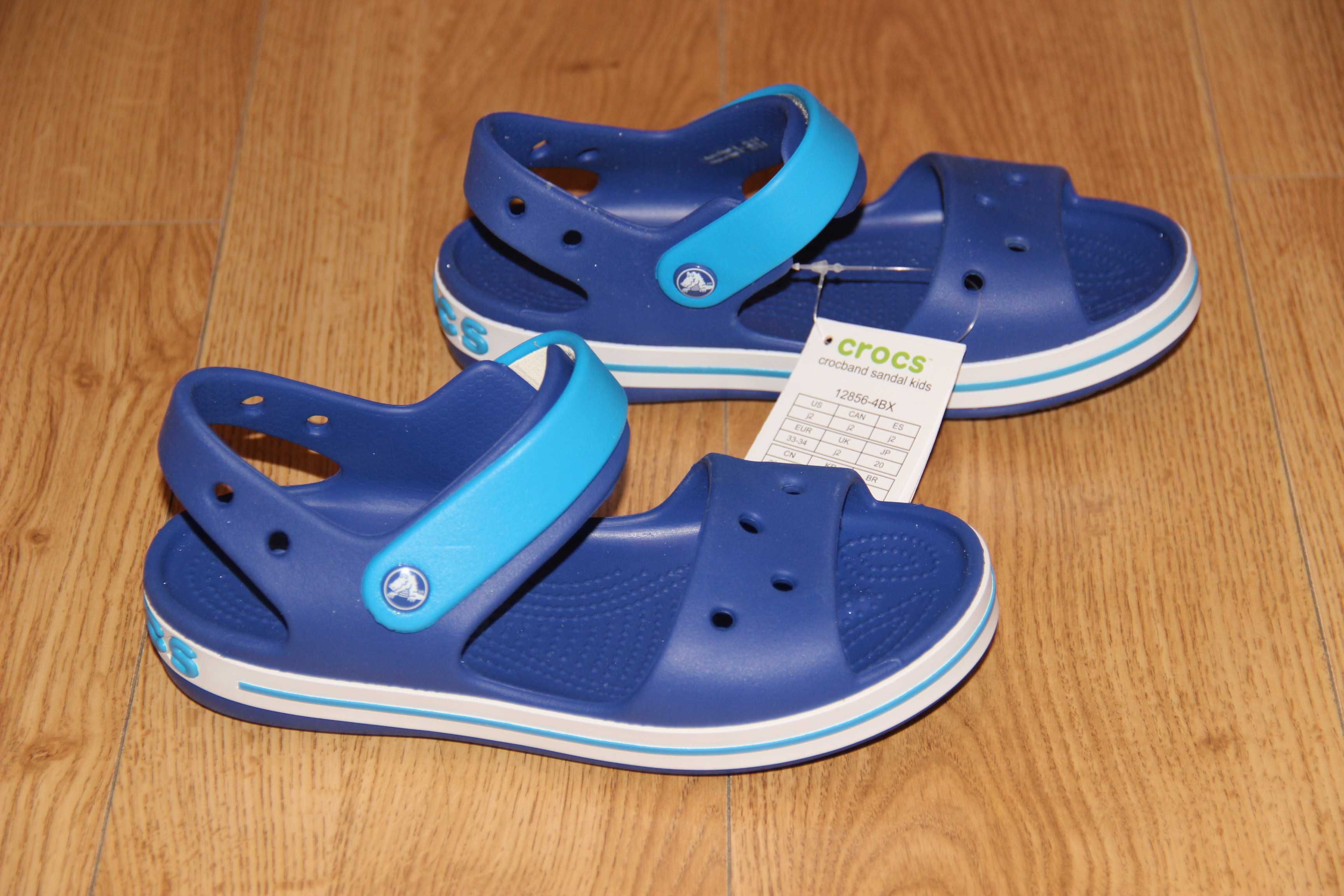 Дитячі босоніжки сандалі Crocs Crocband крокси с13,j1, j2, j3 Оригінал