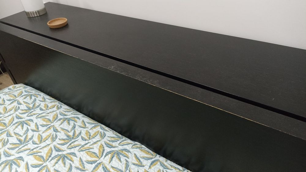 Cama de casal IKEA Malm 160x200 com colchão e cabeceira