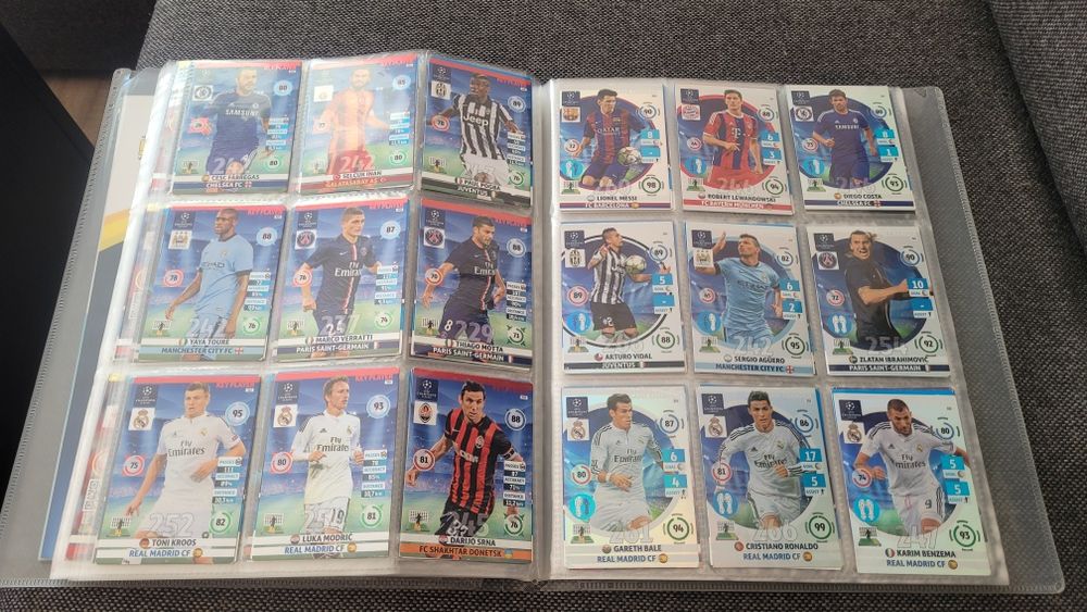Album z kartami UEFA Champions League 2014/15 (prawie kompletny)