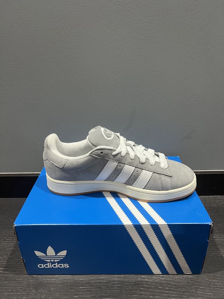 Adidas Campus 00s Grey White Gum, Tamanho 43 1/3