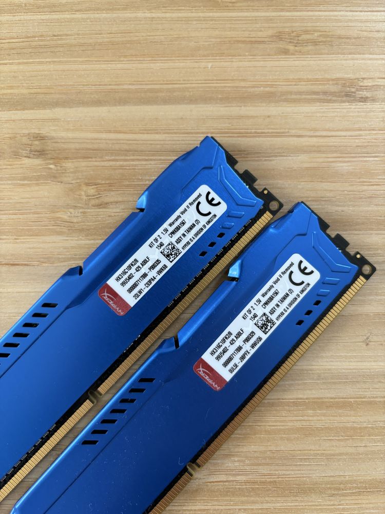 RAM 8GB 2 x 4GB DDR3 Fury HyperX