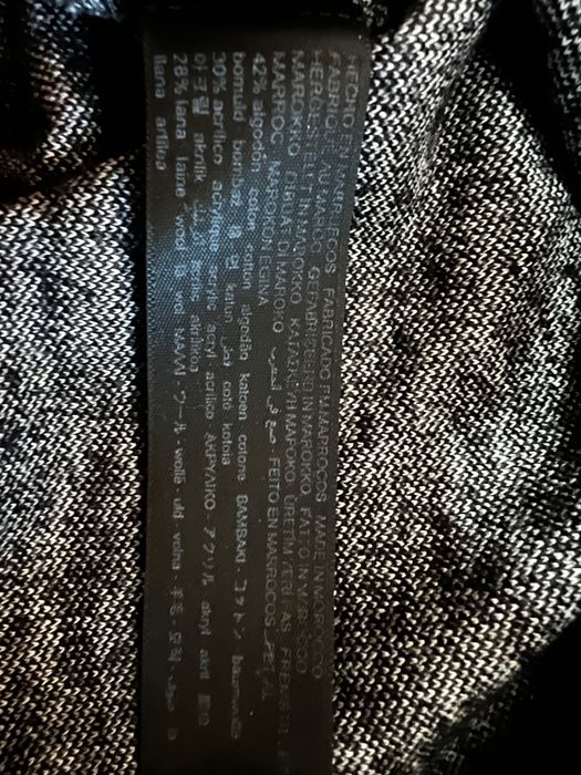 Wełniana bluza z kapturem Massimo Dutti w dobrym stanie