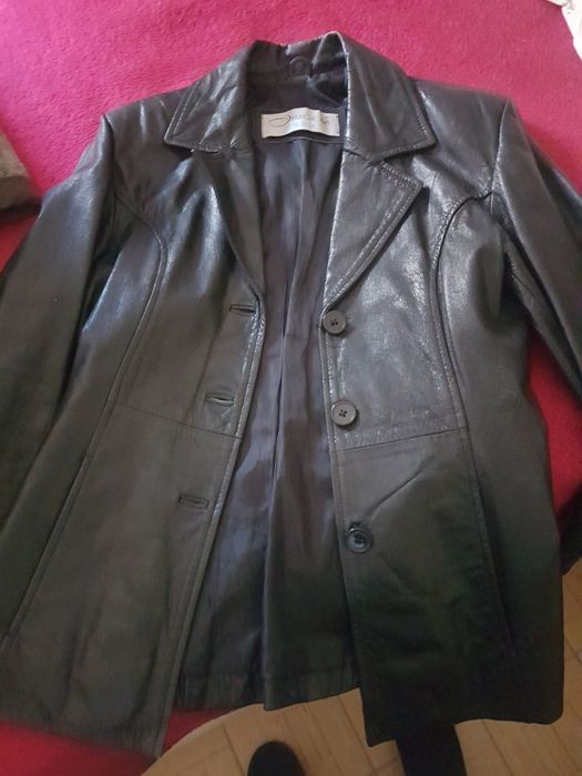 Casaco de pele genuína