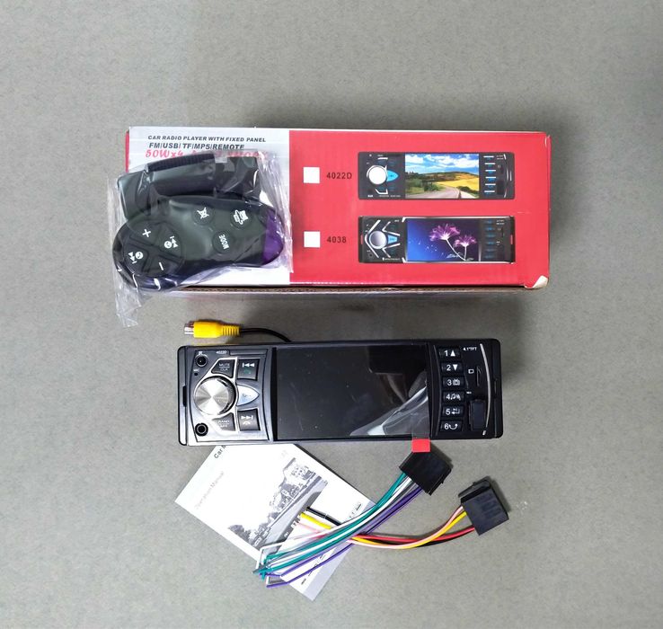 MP5 4022 автомобильная магнитола с bluetooth экраном 4.1 пионер
