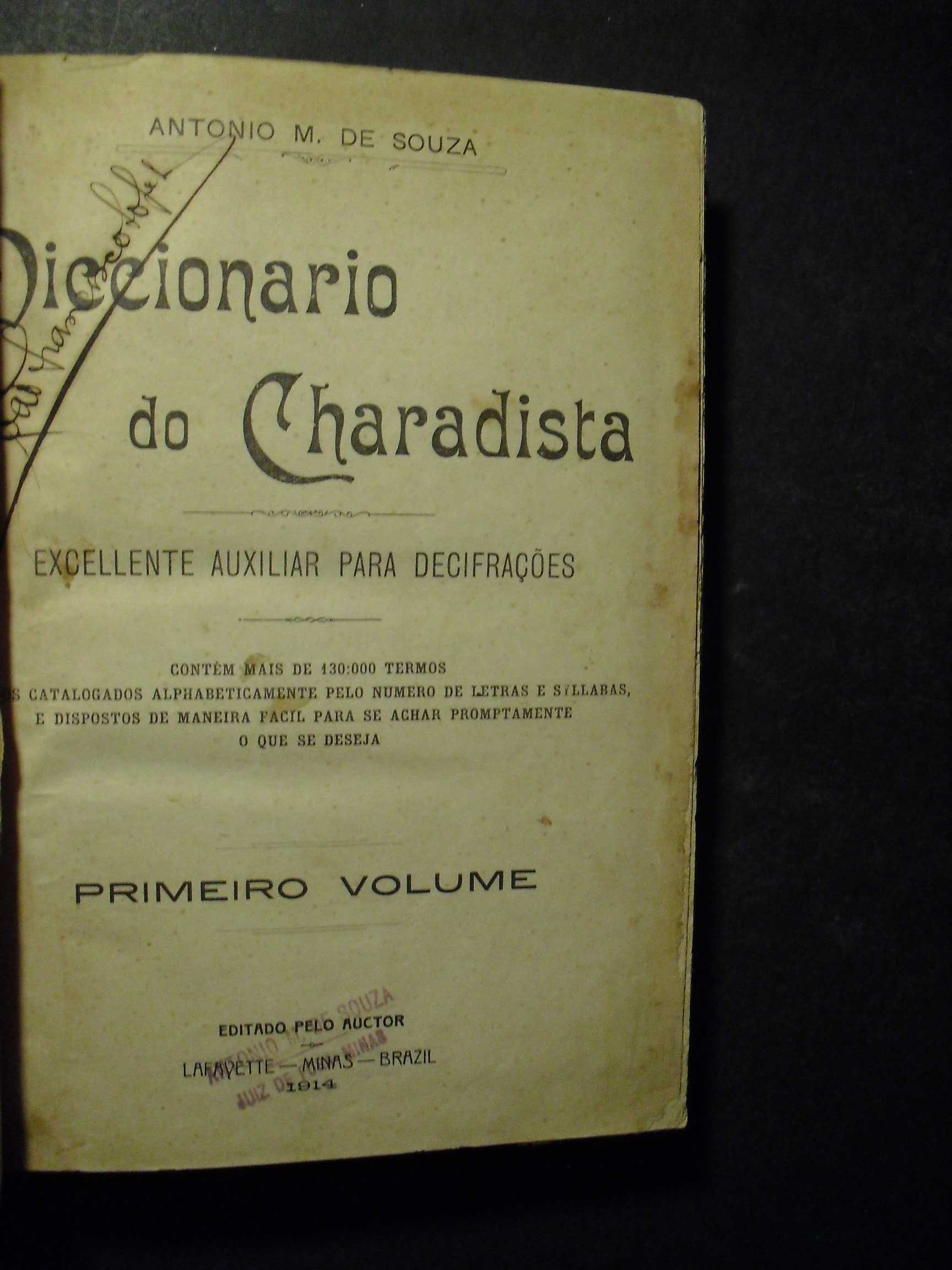 ANTÓNIO SOUZA-DICIONÁRIO DO CHARADISTA