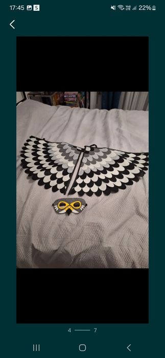 Strój ptaka nowy filc orzeł czapla bocian paw siea