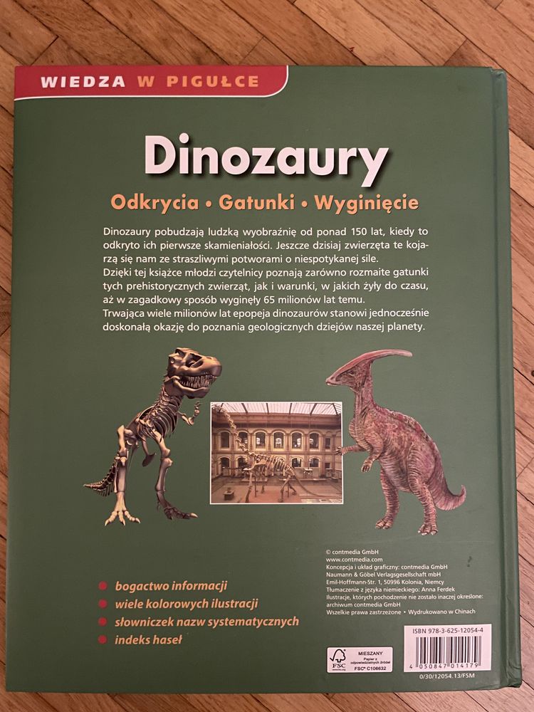 Książka Dinozaury - wiedza w pigułce