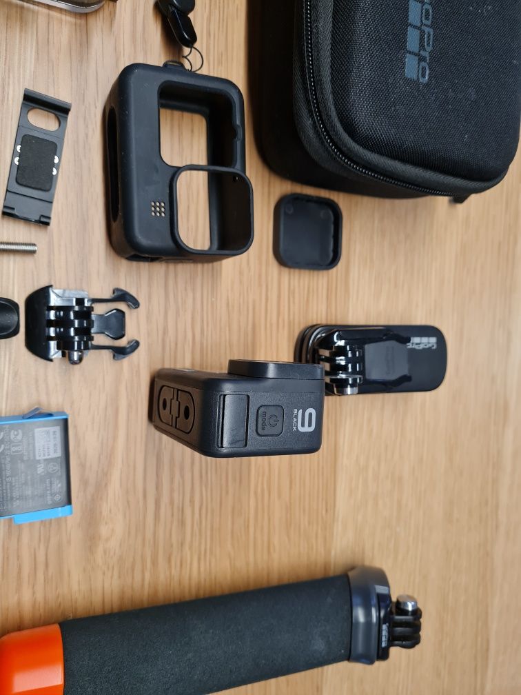 Gopro 9 com película de protecção