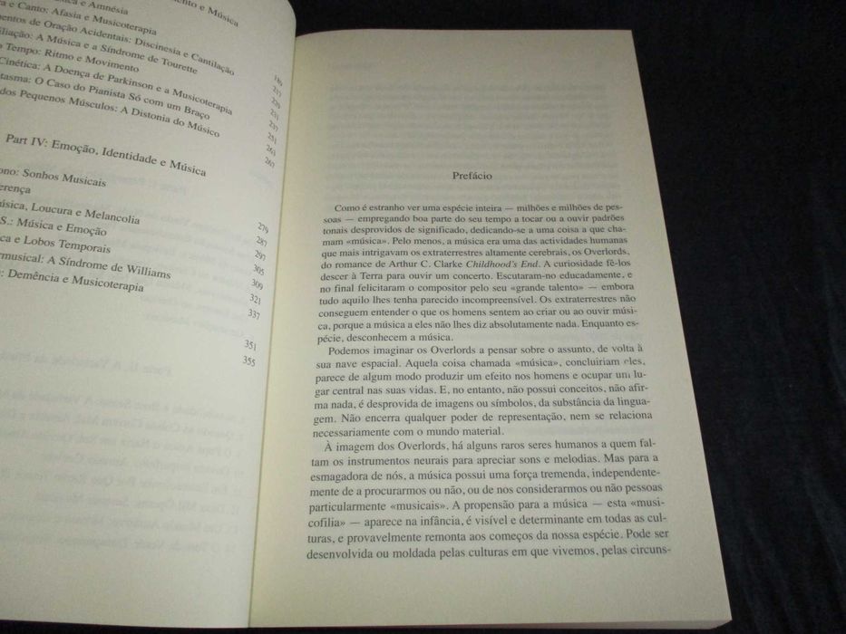Livro Musicofilia Histórias sobre a Música e o Cérebro Oliver Sacks