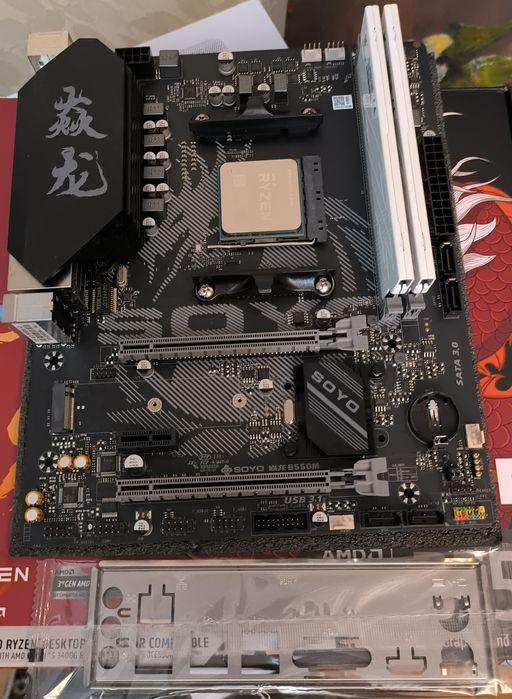 Набір для ПК AM4 Ryzen 7 5700X / SOYO B550m / 32gb 3200mhz