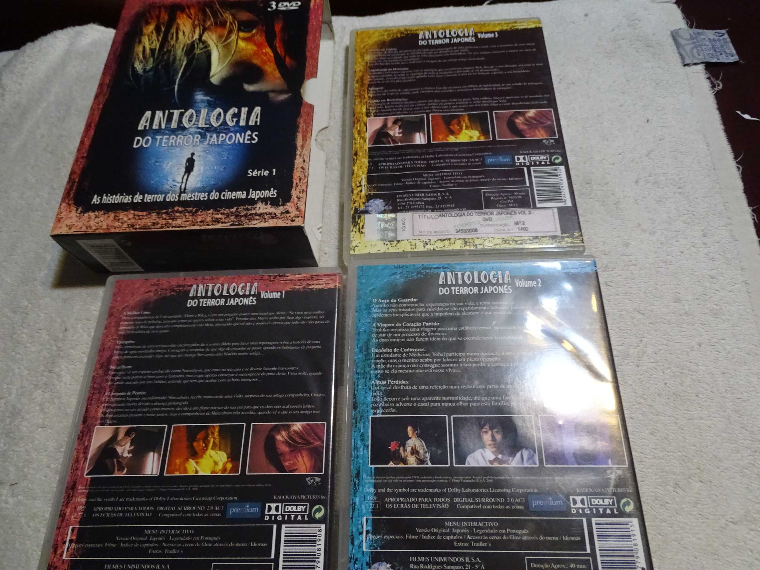 DVD Pack-Antologia do terror Japonês-Série 1