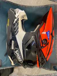 Shoei VFX WR06 Jammer + óculos Scott Prospect Replica