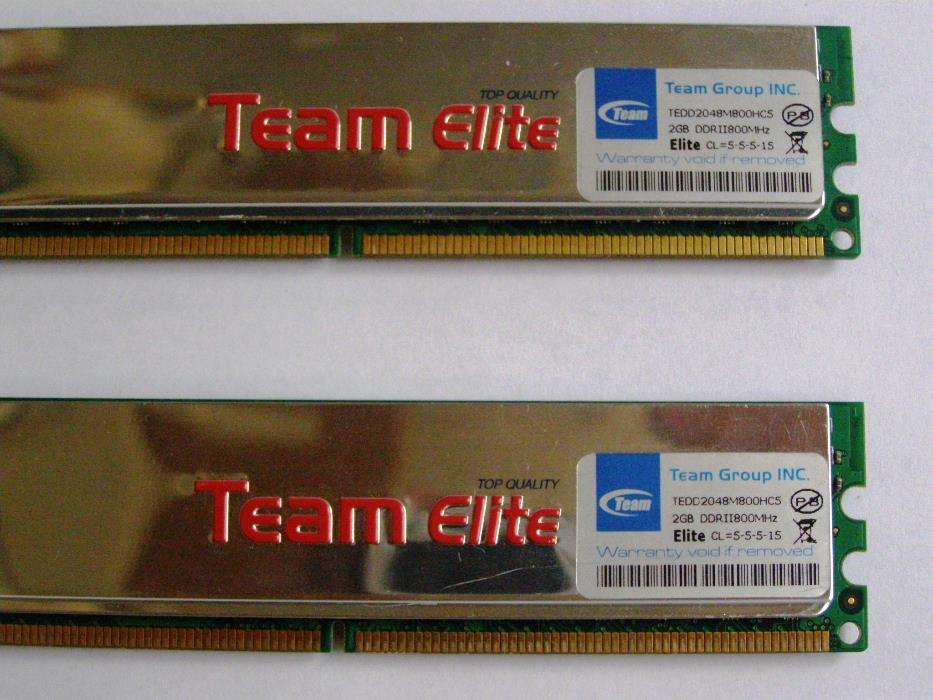 Memorias Team Elite DDR2 4GB(2x2GB) 800Mhz CL5