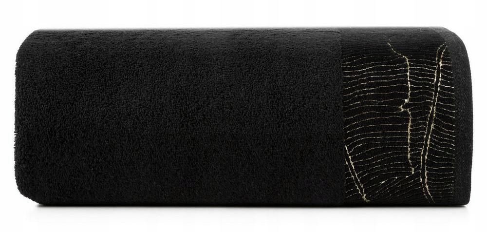 Ręcznik 70x140 czarny 485g/m2 frotte