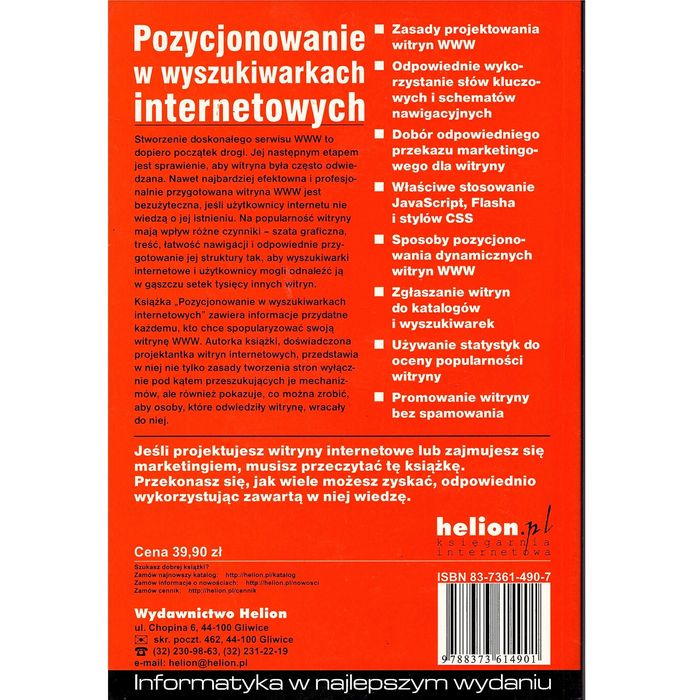 Pozycjonowanie w wyszukiwarkach internetowych – Shari Thurow