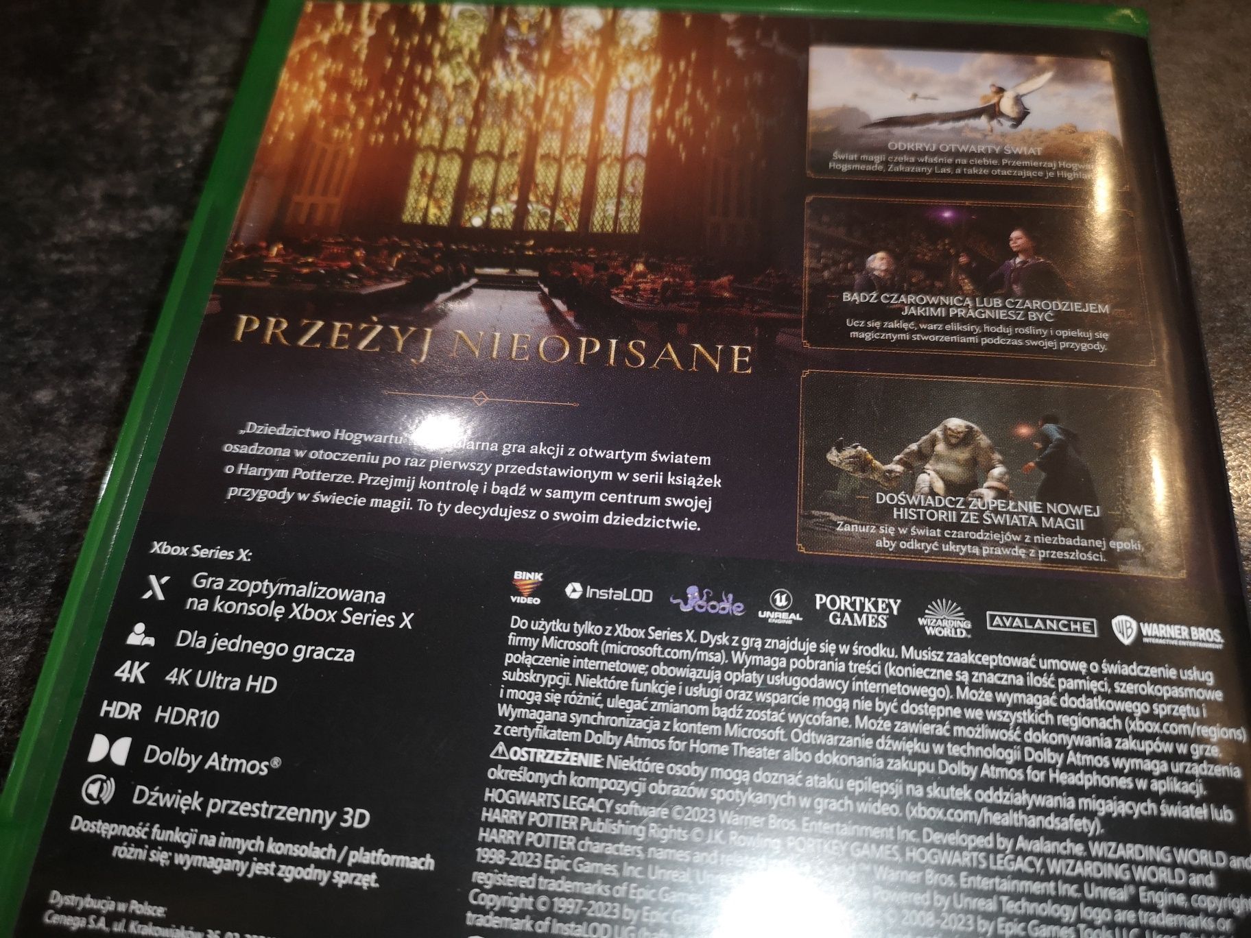 Dziedzictwo Hogwartu XBOX Series X gra PL (jak nowa) kioskzgrami