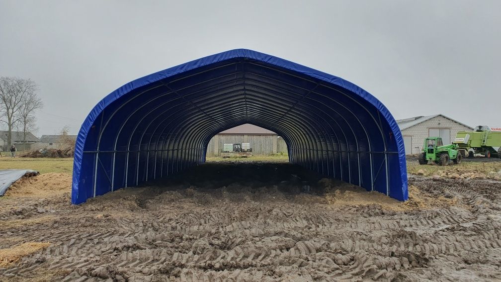 Hala łukowa 9x20x4,5m 180m2 "OD RĘKI" na bele garaż wiata magazyn nami
