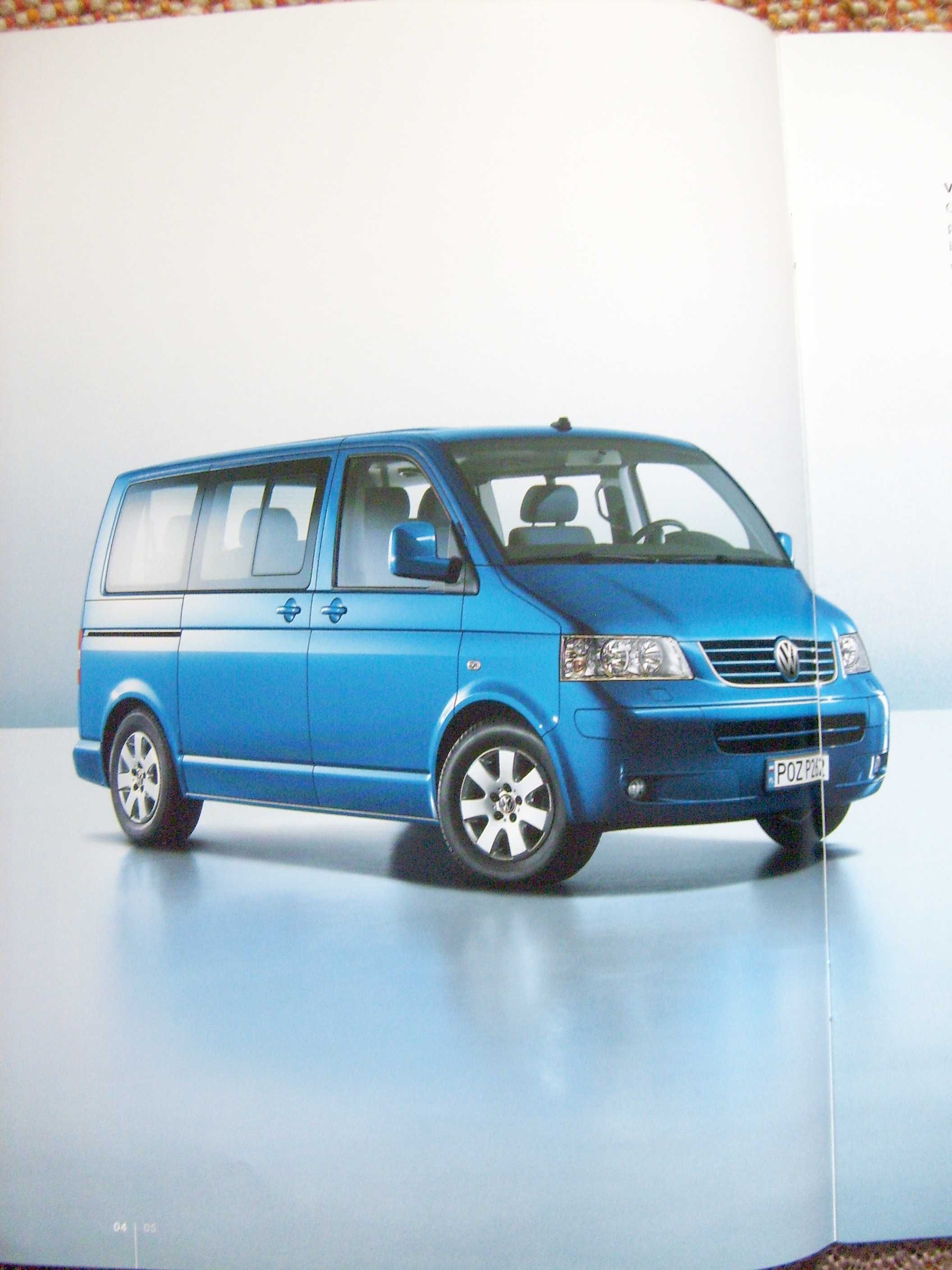 VW Volkswagen Caravelle (T5) 2005 POLSKA * prospekt stan BDB