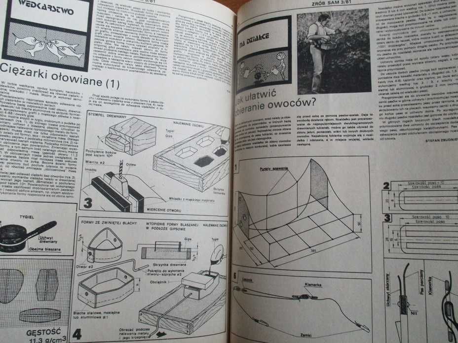 ZRÓB SAM - Dwumiesięcznik Nr 1-6 1981, 1983/ majsterkowanie/czasopisma