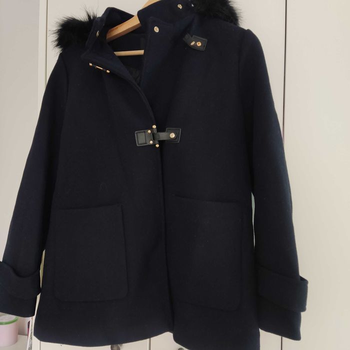 Cieplutki welniany plaszcz-kurtka Mango. Nowy. Rozmiar XS-L