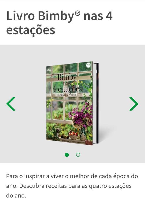 Livro BIMBY NOVO - Bimby nas 4 Estações - DESCONTO DIRETO