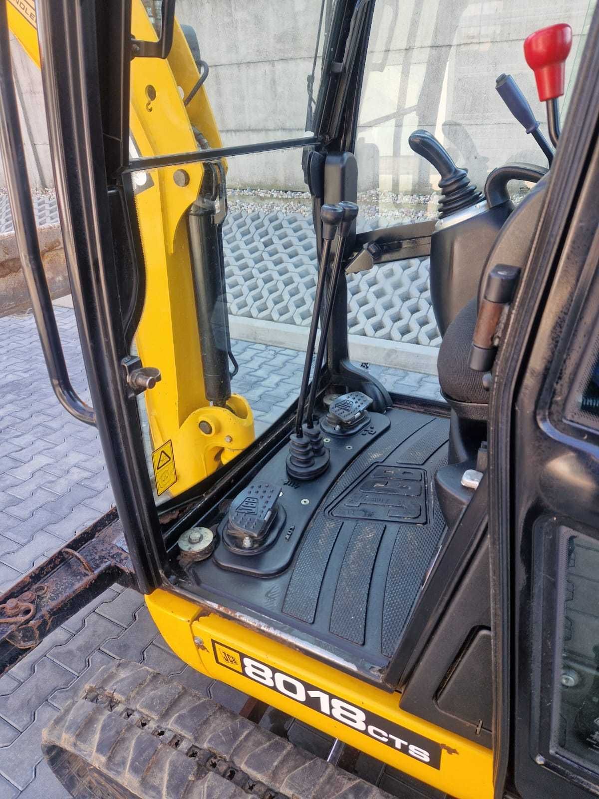 JCB 8018 CST 2180h 3 łyżki