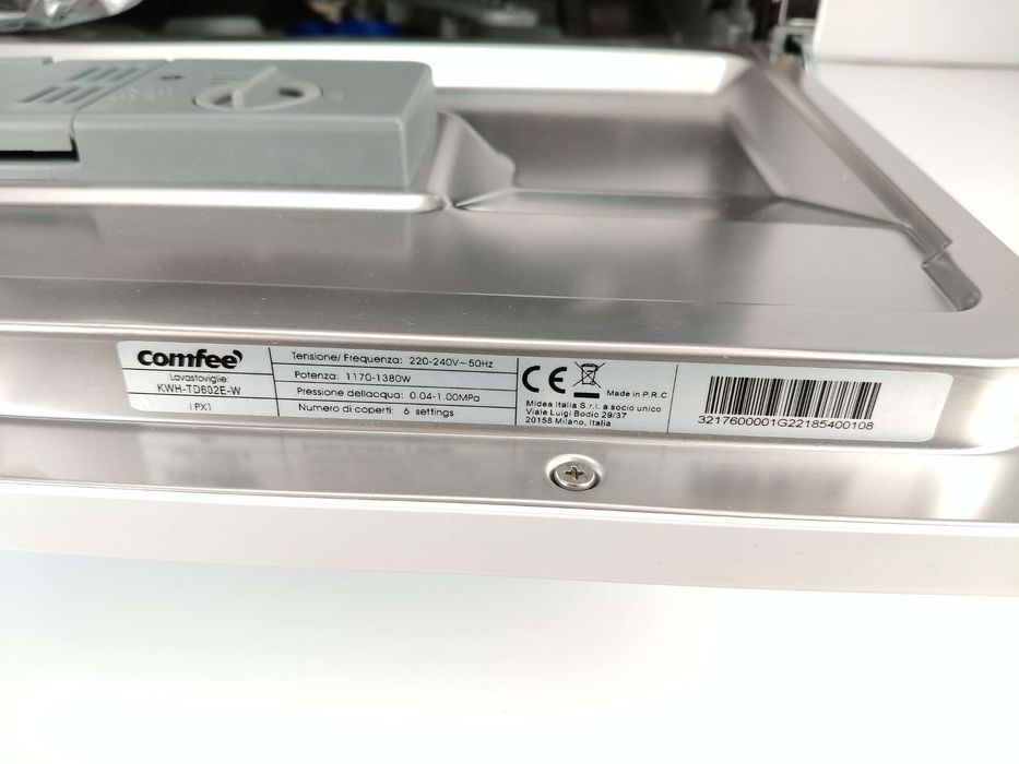 Kompaktowa zmywarka wolnostojąca Comfee KWH-TD602E-W Biała, 220‑240 V