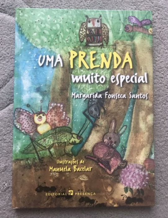 Livro "Uma prenda muito especial" da Margarida Fonseca Santos