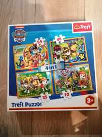 Puzzle Trefl Psi Patrol 4w1 /3+