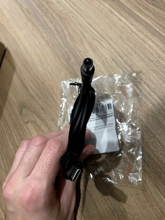 Кабель живлення 65W USB C - DC 7.4-5.0 мм з Power Delivery PD