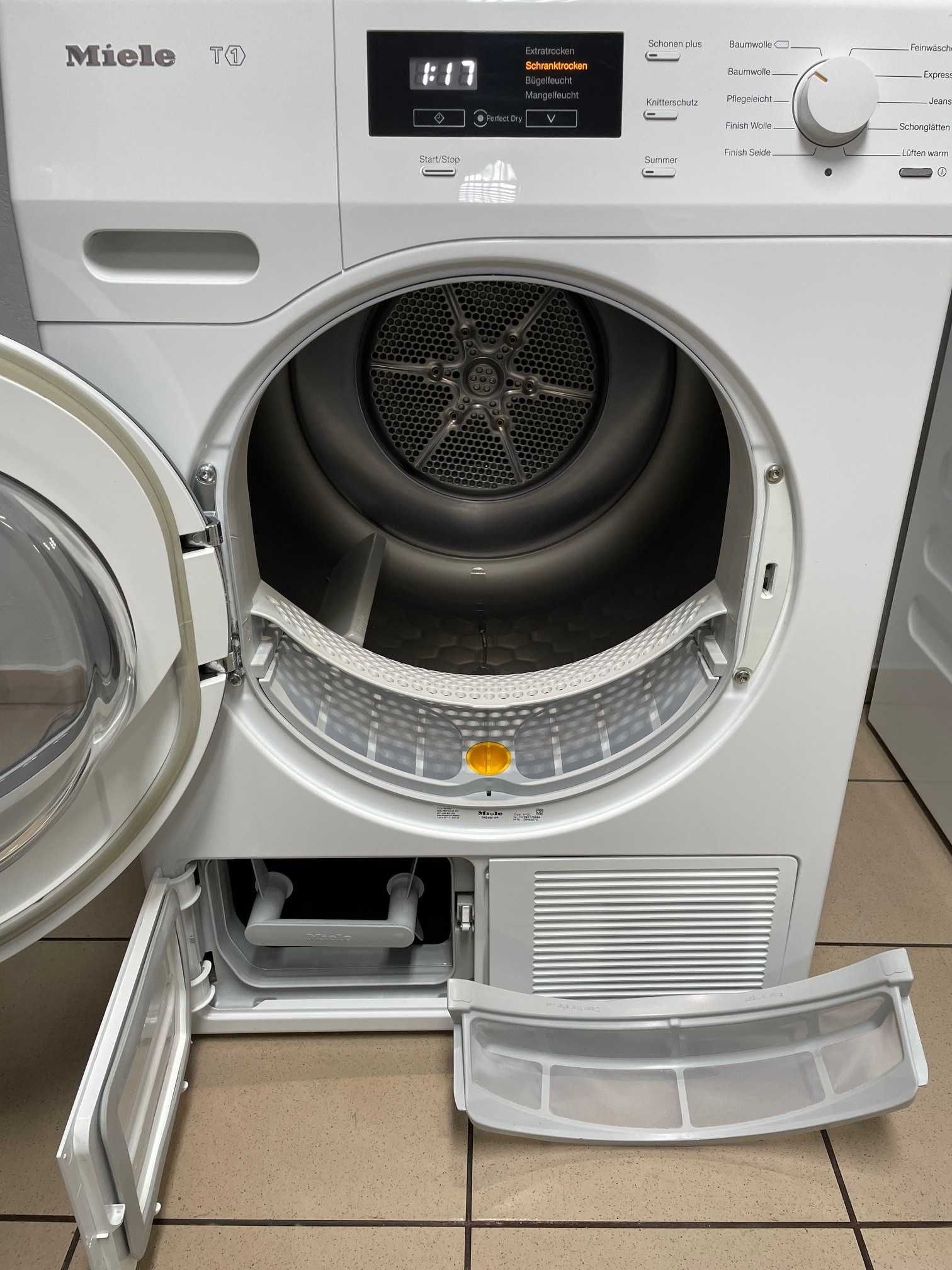 Suszarka Miele Z Pompą Ciepła T1 TKB450 WP 8kg GW